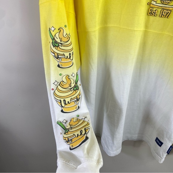 Spirit Jersey‎ WDW Disney Eats Women’s Pineapple Swirl Design Shirt Top Sz L - Picture 5 of 15